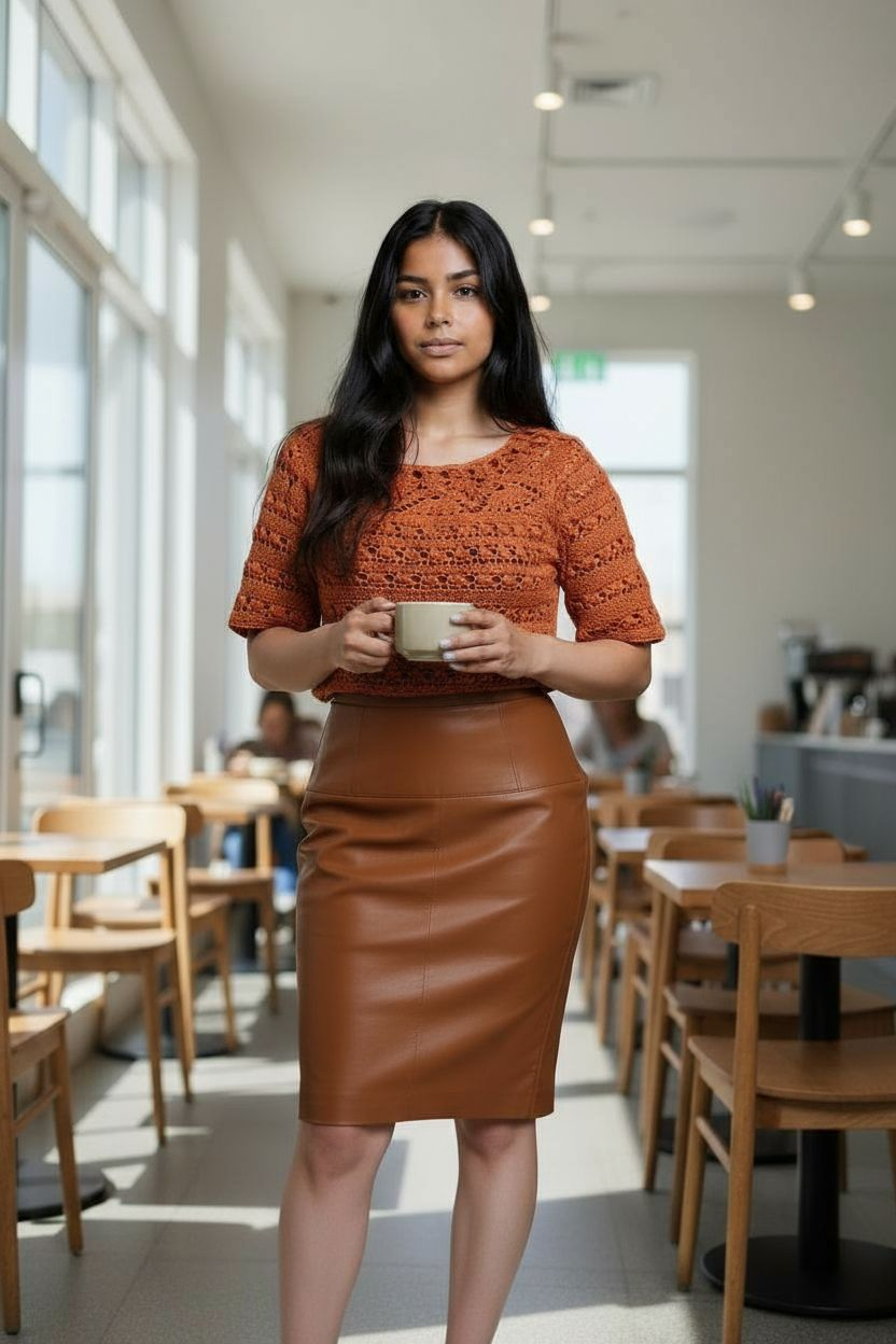 Top Horizonte naranjo