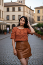 Top Horizonte naranjo