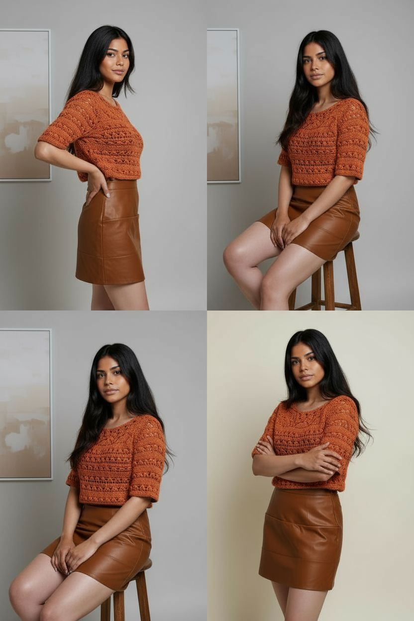 Top Horizonte naranjo